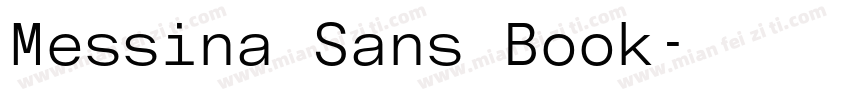 Messina Sans Book字体转换